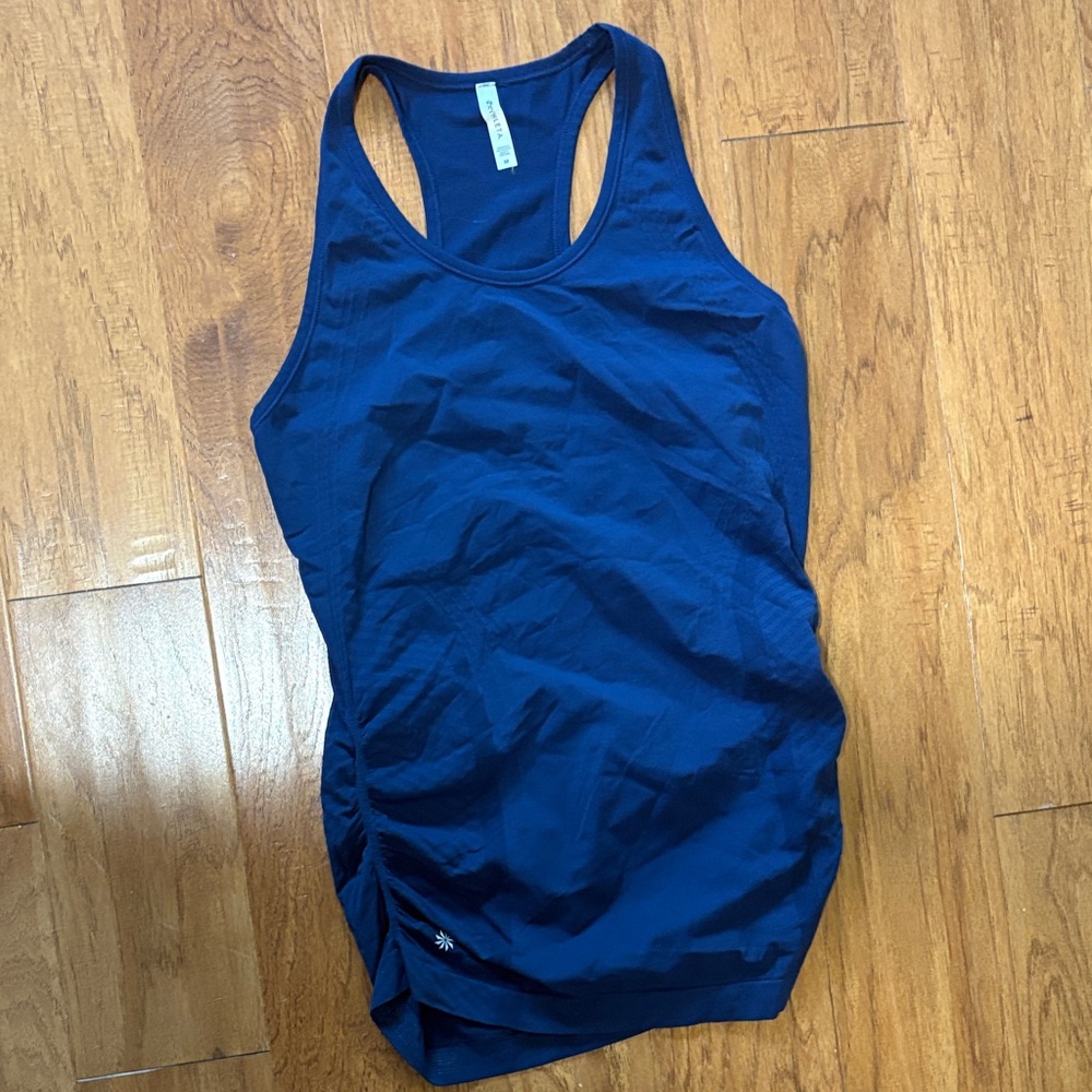 ATHLETA Momentum Sleeveless Tank Navy Blue